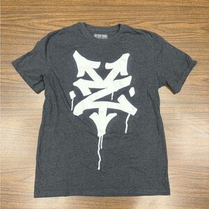 Zoo York Charcoal Graphic Tee Men’s Size Large Y2K